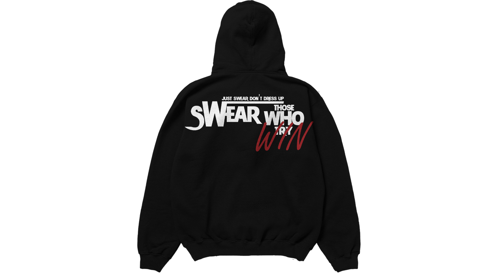 SWEAR siyah oversize unisex hoodie ön yüzü

S'KOI koleksiyonu sırt baskılı streetwear sweatshirt